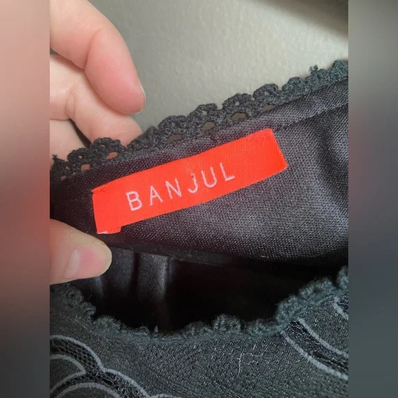 Banjul Lace Swirl Mini Dress - Picture 4 of 5